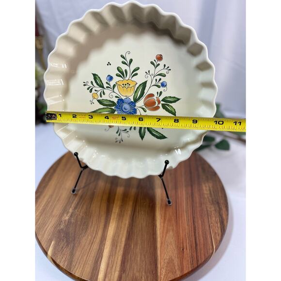 Vintage 1982 Asta Porcelain 10" Pie Platter - Made in Japan - Picture 4 of 8